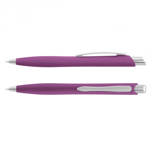 Wilston Soft Touch Pens Purple